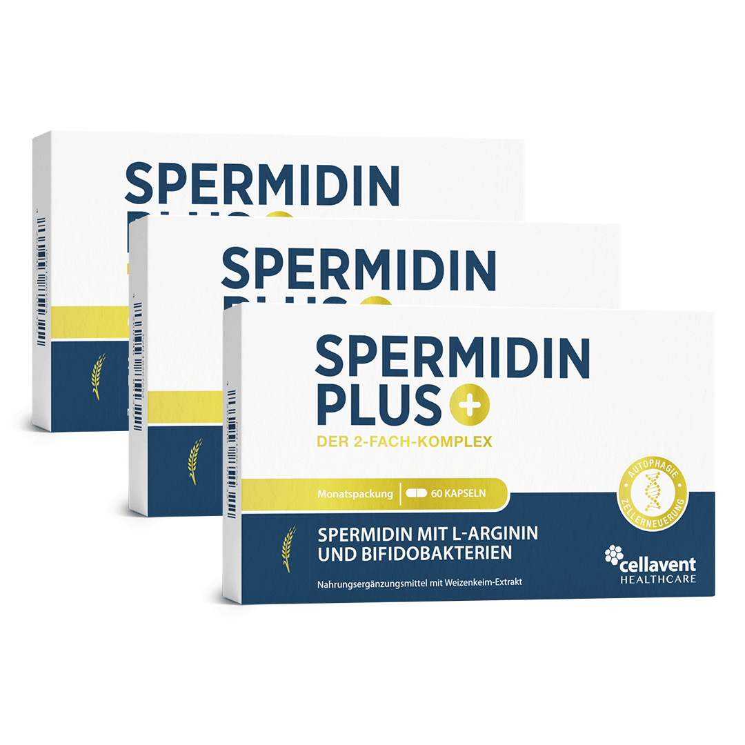 Weizenkeimextrakt - Kapseln mit 2 - fach Komplex - Spermidin PLUS - Cellavent Healthcare