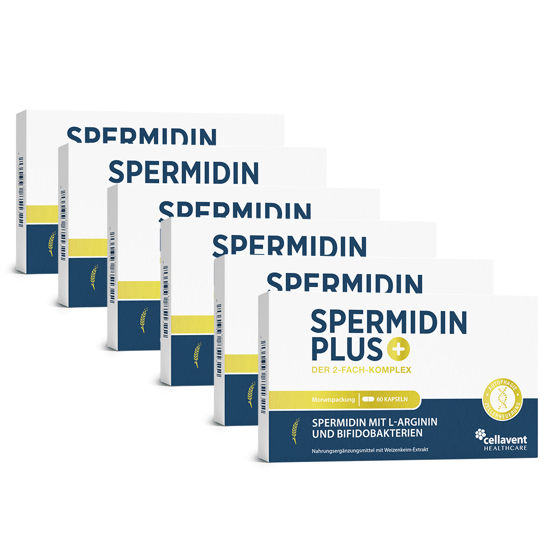 Weizenkeimextrakt - Kapseln mit 2 - fach Komplex - Spermidin PLUS - Cellavent Healthcare