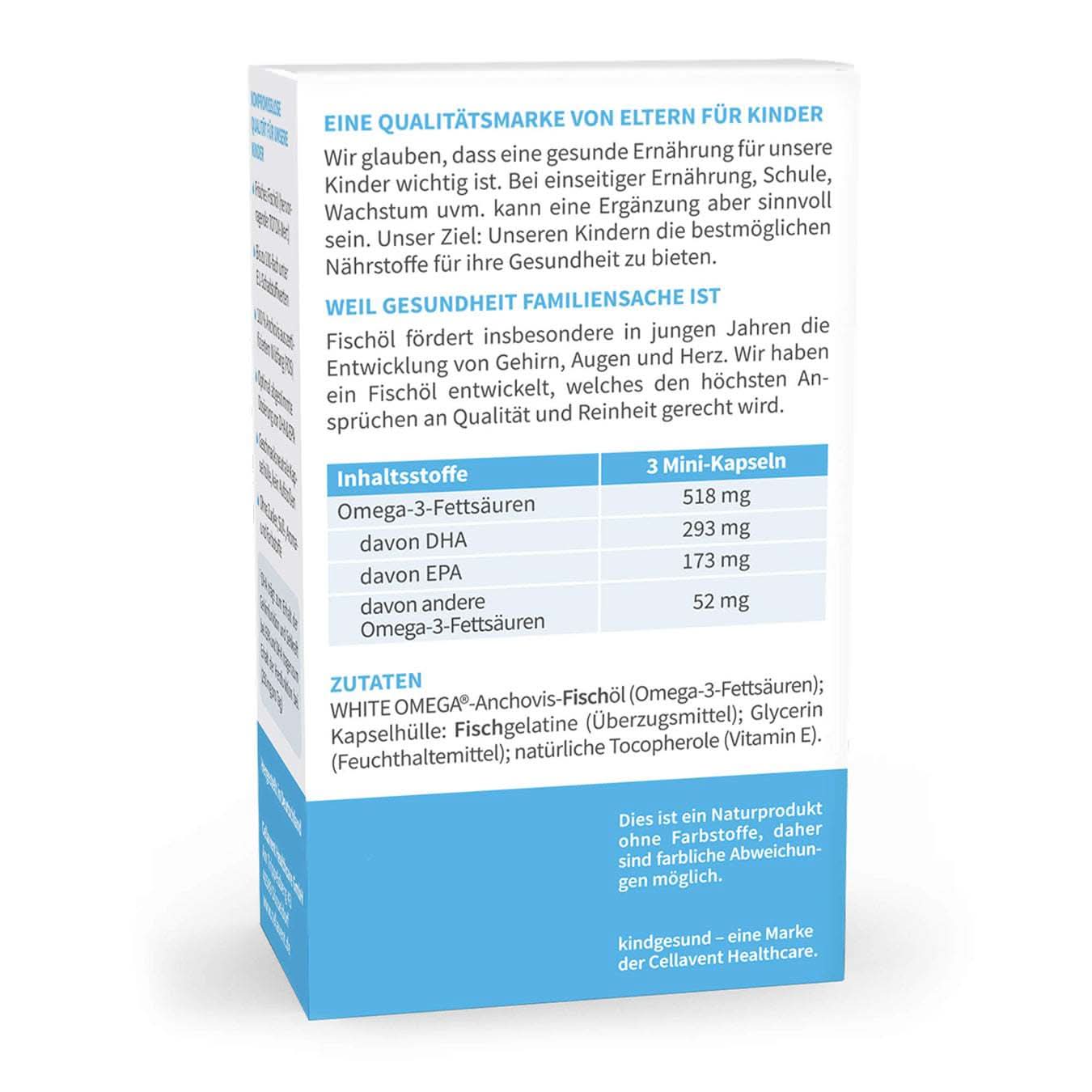 WHITE OMEGA Kids Bundle: D3+K2 und Omega - 3 - Cellavent Healthcare