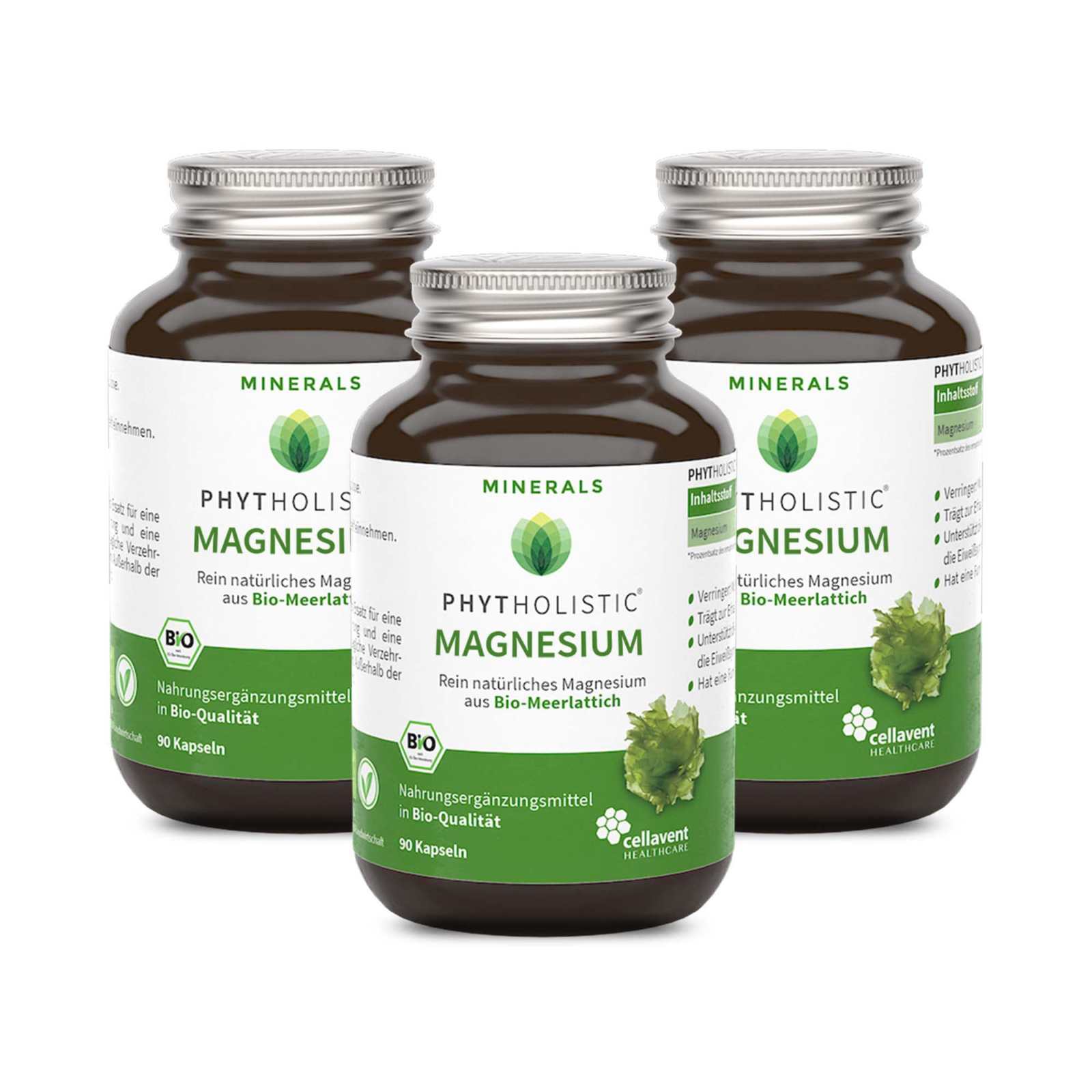 Bio Magnesium Tabletten - Phytholistic Magnesium - Cellavent Healthcare