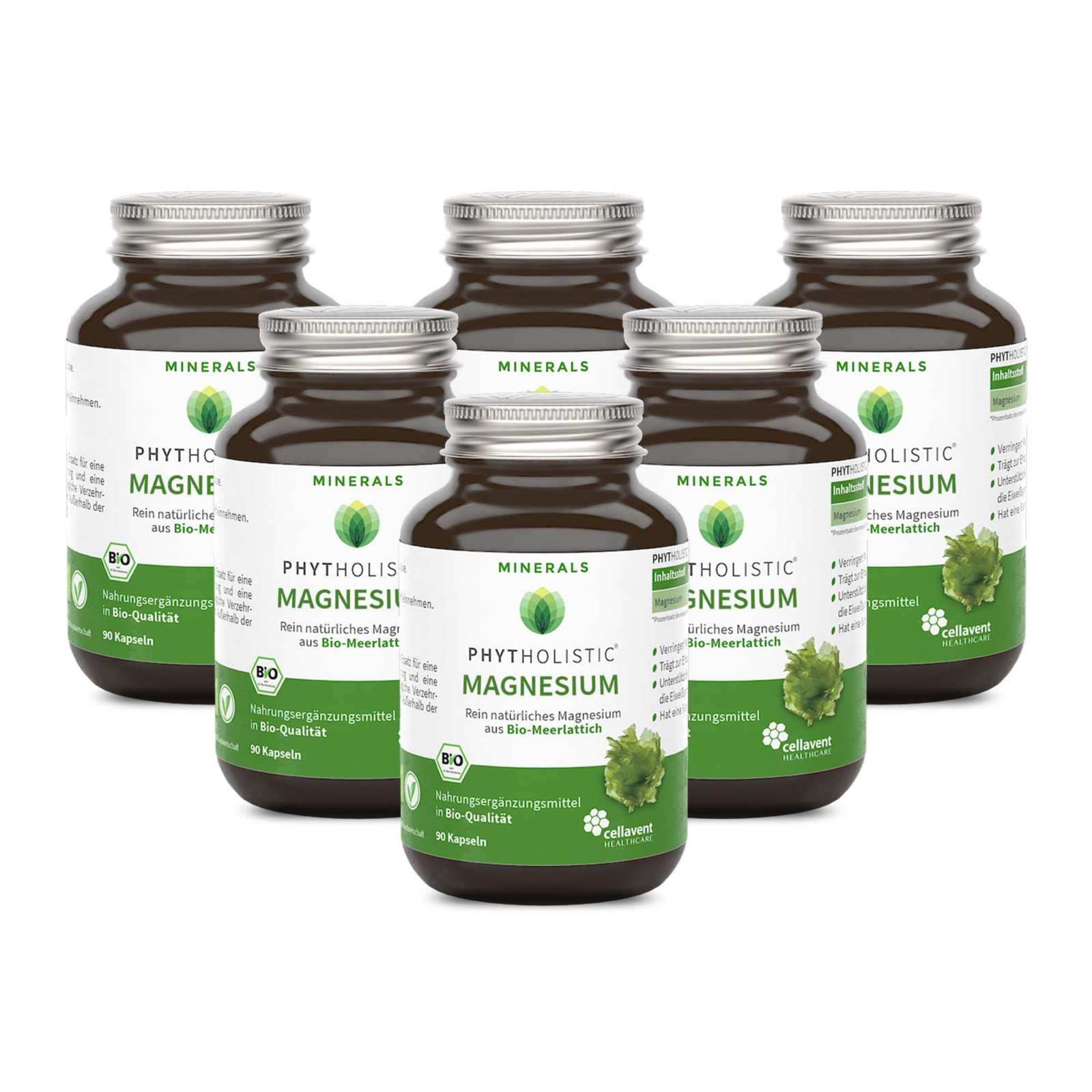 Bio Magnesium Tabletten - Phytholistic Magnesium - Cellavent Healthcare