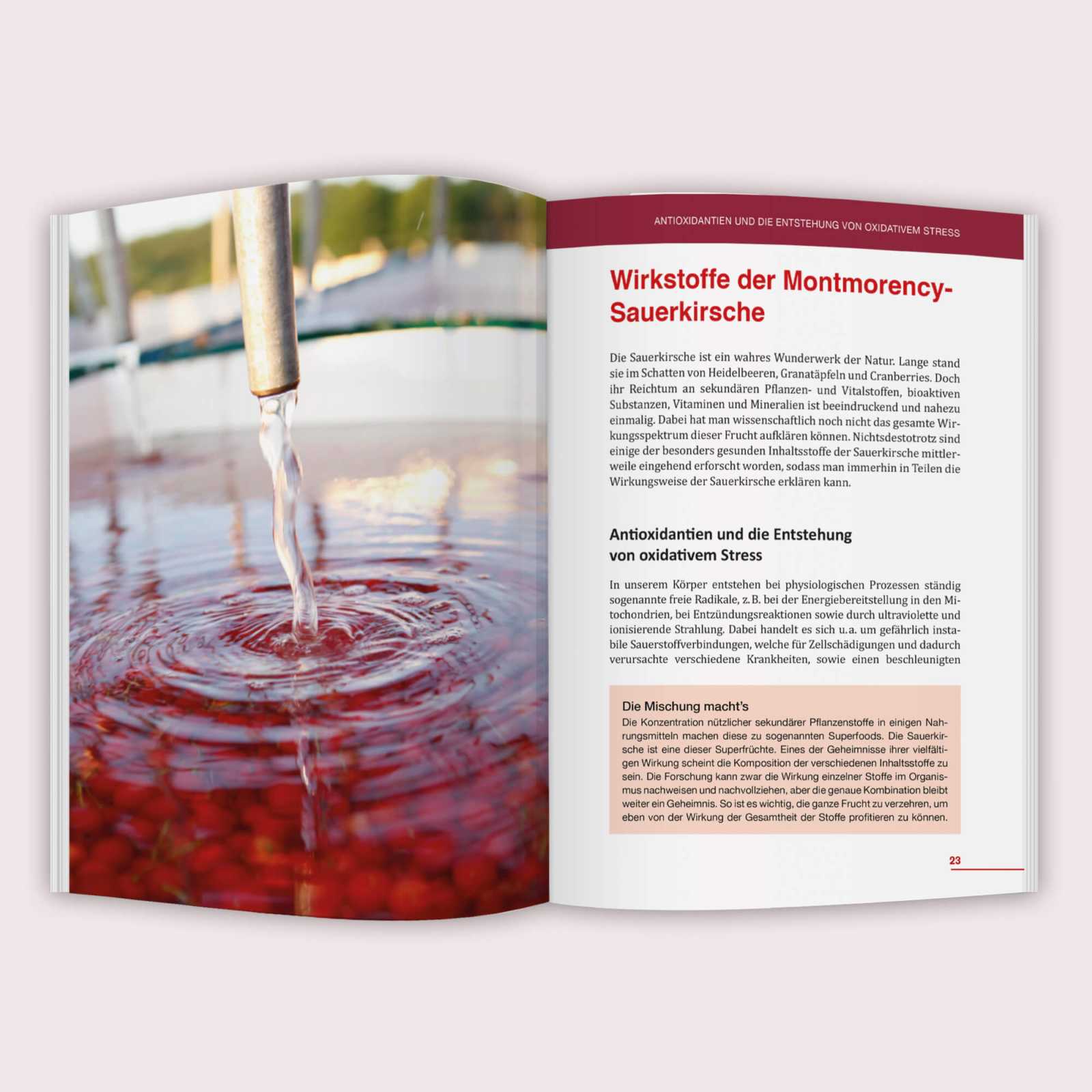 Montmorency Sauerkirsche: Das Buch - Cellavent Healthcare