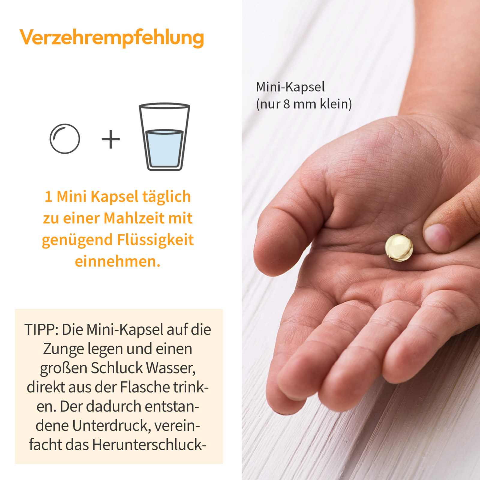 Vitamin D3+K2 für Kinder mit Omega - 3 - WHITE OMEGA® Kids - Cellavent Healthcare