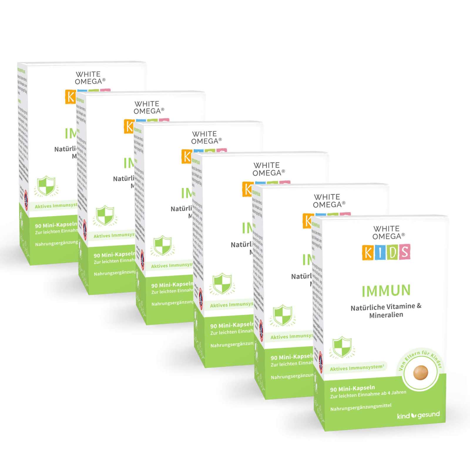 Vitamine für Kinder Immunsystem - WHITE OMEGA® Kids Immun - Cellavent Healthcare