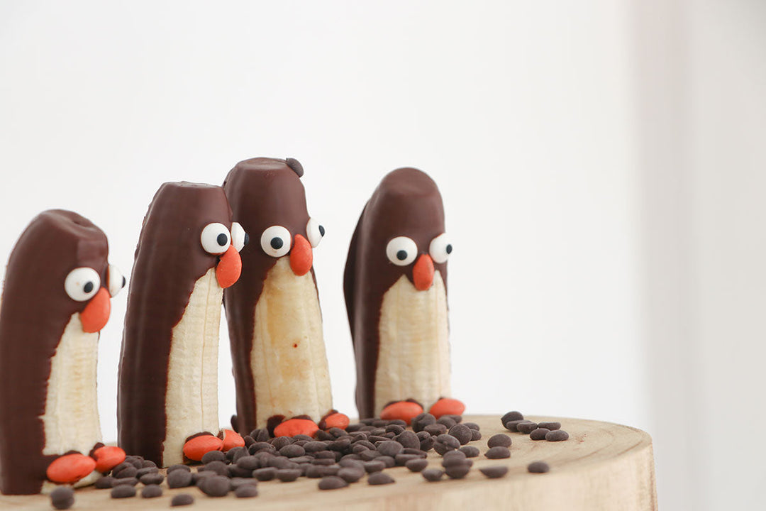 Funny banana penguins