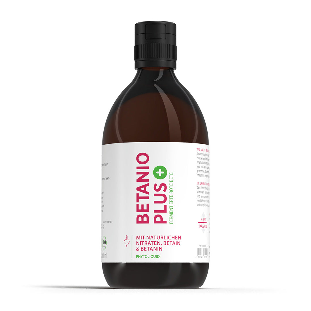 Betanio PLUS Bio-Rote-Bete-Konzentrat 500 ml mit natürlichem Nitrat