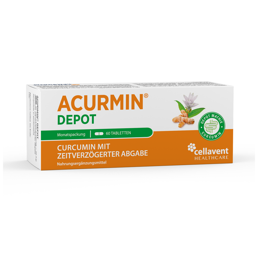 Acurmin DEPOT Verpackung von der Vorderseite