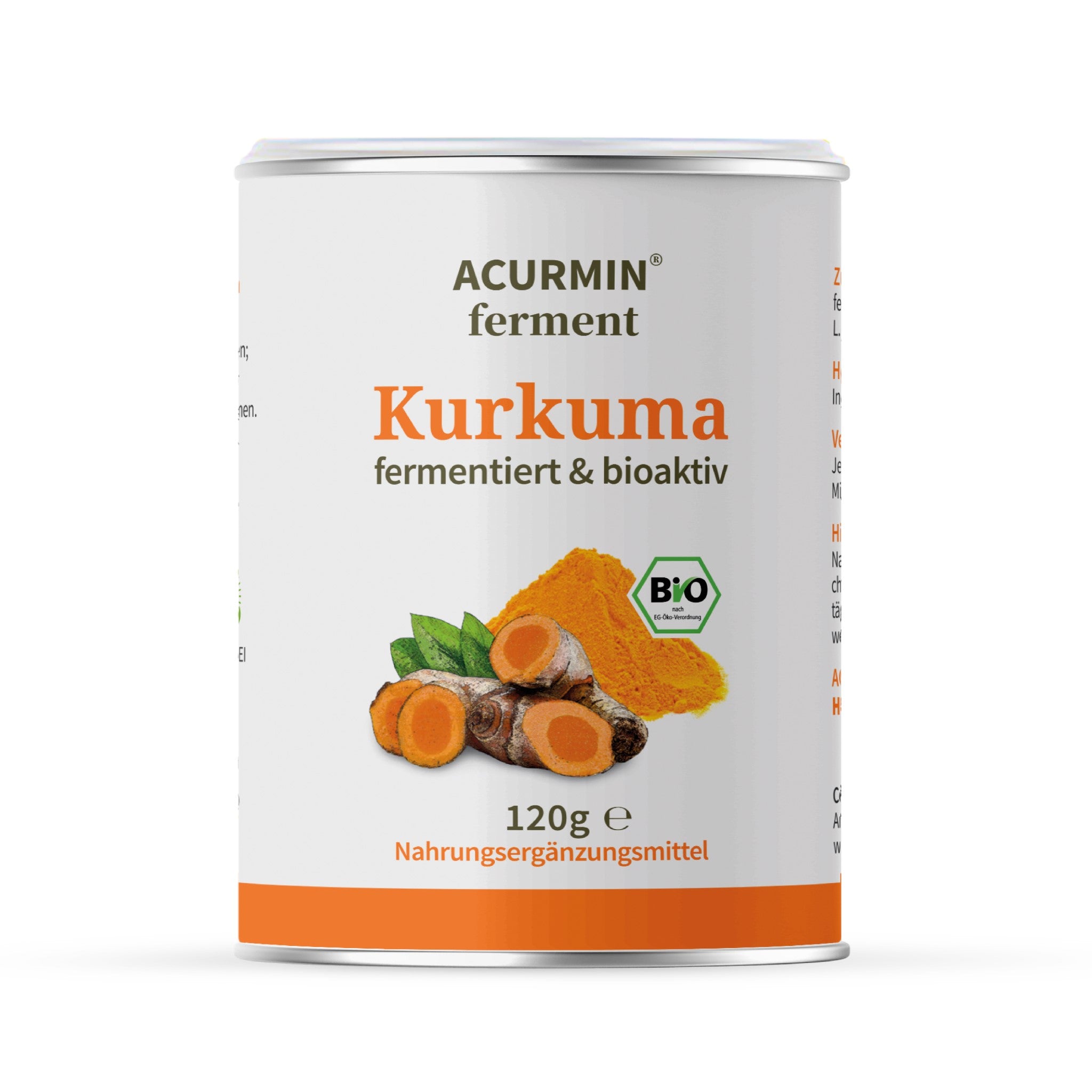 Acurmin ferment - fermentiert & bioaktiv Verpackung Vorderseite