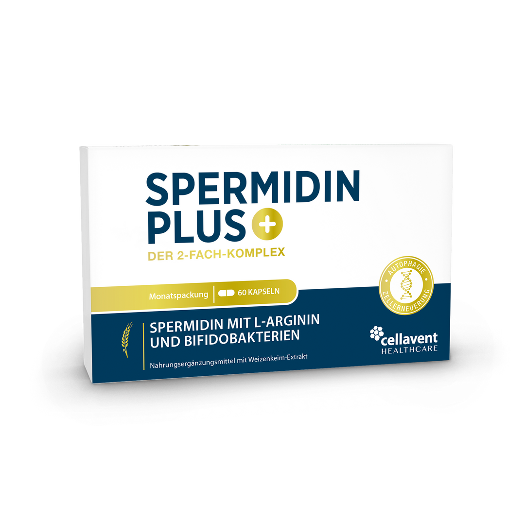 Spermidin PLUS Produktverpackung Vorderseite