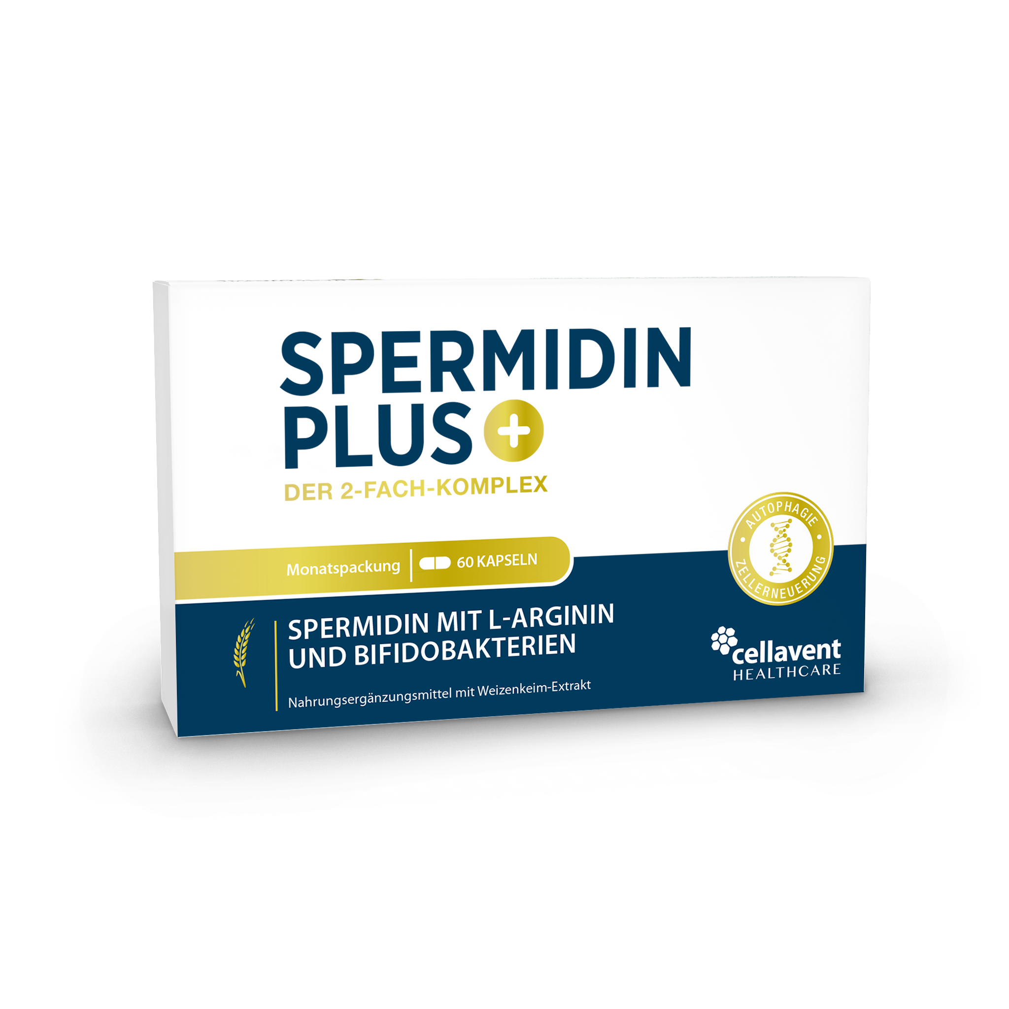 Spermidin PLUS Produktverpackung Vorderseite