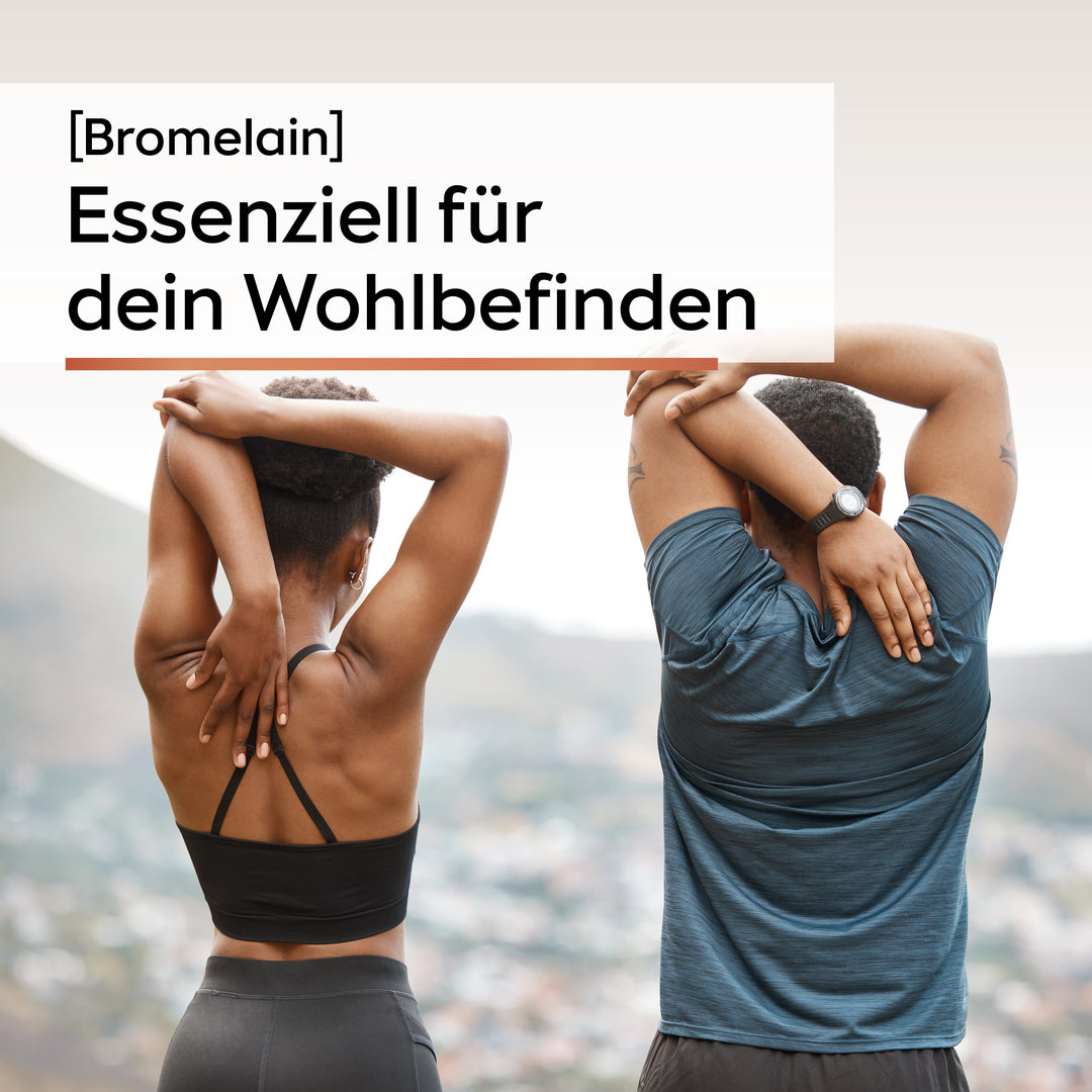 Sportliches Paar von hinten - Bromelain - essenziell für ein Wohlbefinden