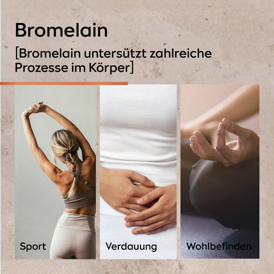 Anwendungsmöglichkeiten von Bromelain