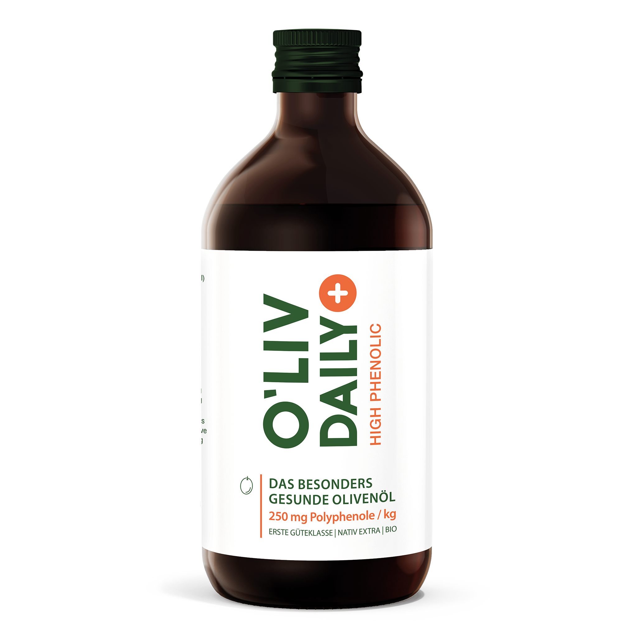 Die O'liv Daily Flasche, High Phenolic, 500 ml