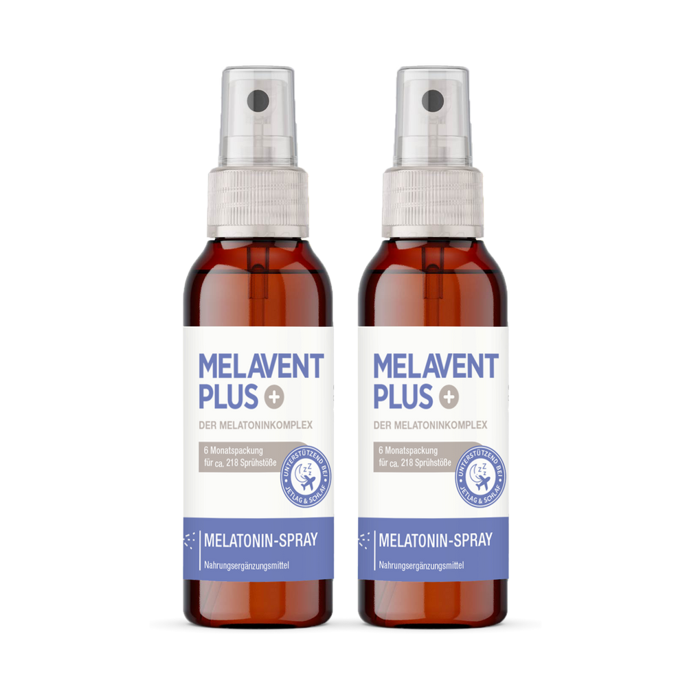 Zwei Melavent PLUS Sprays