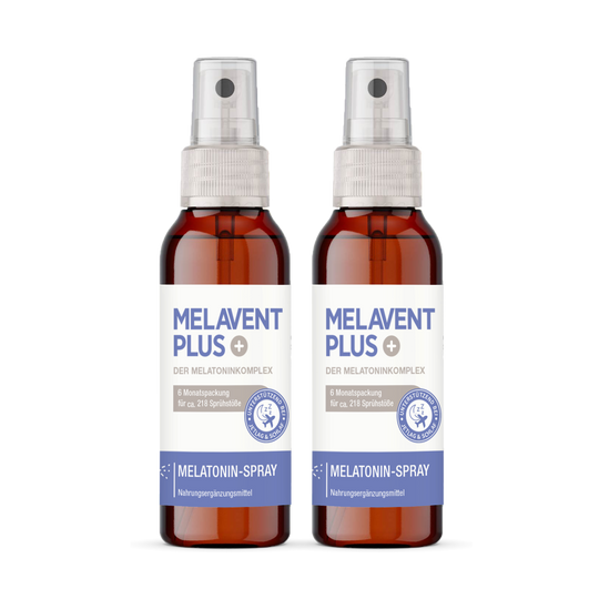 Zwei Melavent PLUS Sprays