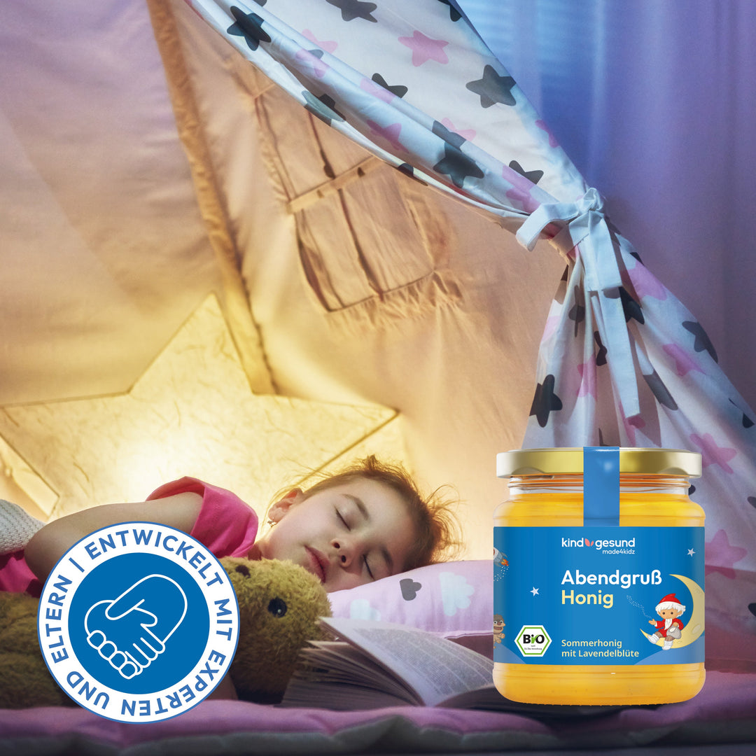 Organic Sandman Evening Greeting Honey for Children – kindgesund