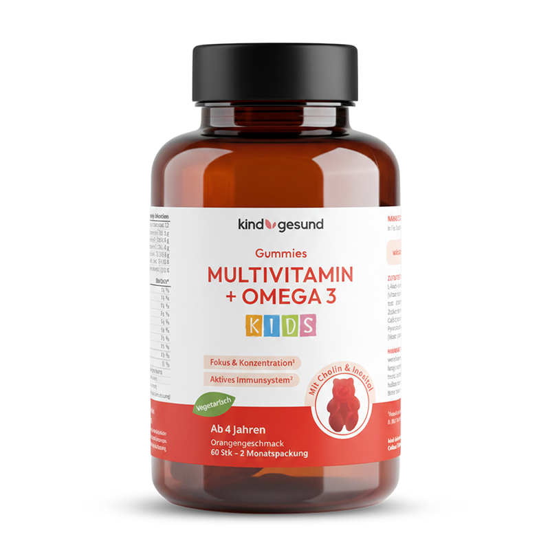 Multivitamin + Omega 3 Gummies - WHITE OMEGA Kids - Cellavent Healthcare