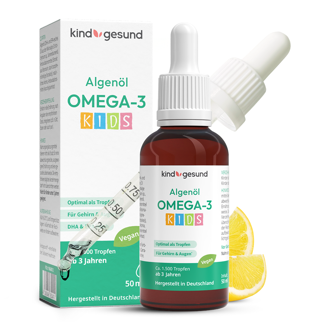 Omega-3 Algenöl Kinder Tropfen