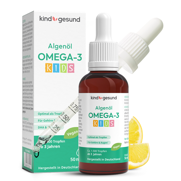 Omega-3 Algenöl Kinder Tropfen