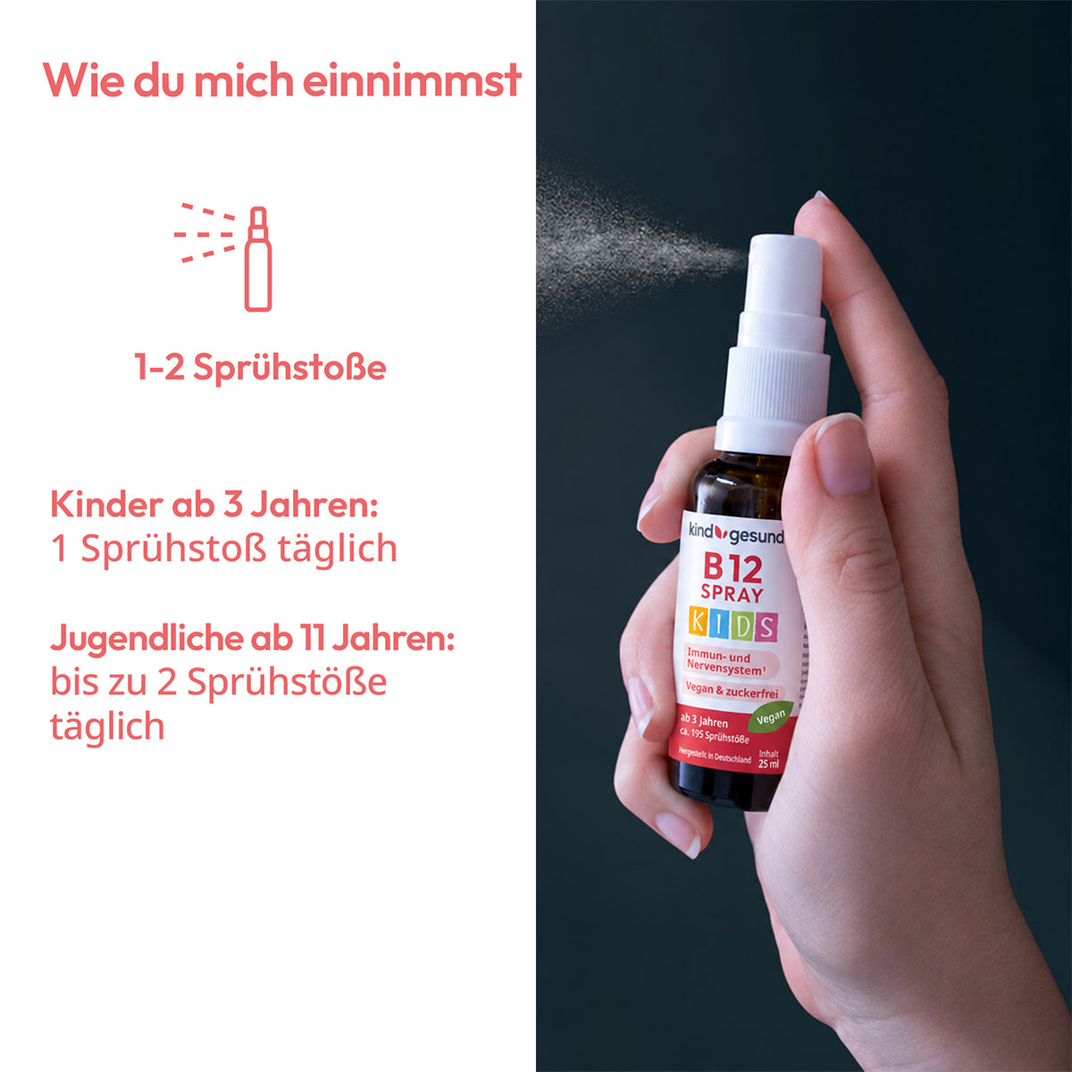 Vitamin B12 spray for children – kindgesund