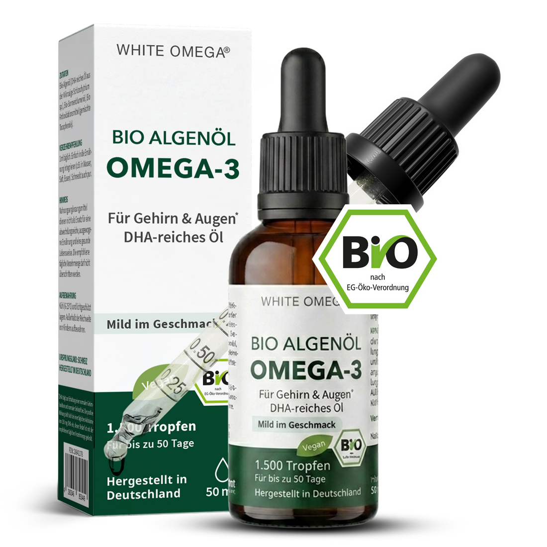 Bio Omega-3 Algenöl  Tropfen