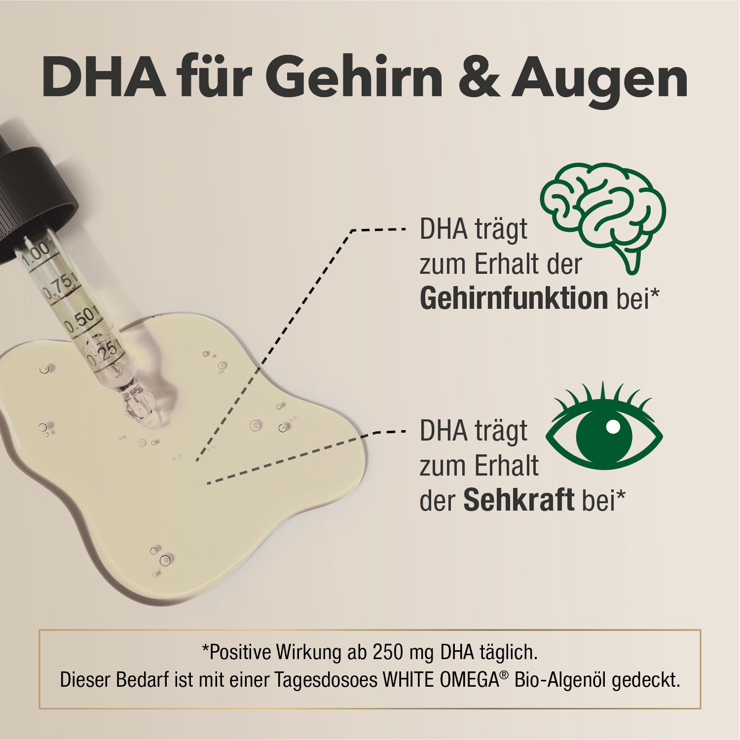 Bio Omega-3 Algenöl  Tropfen