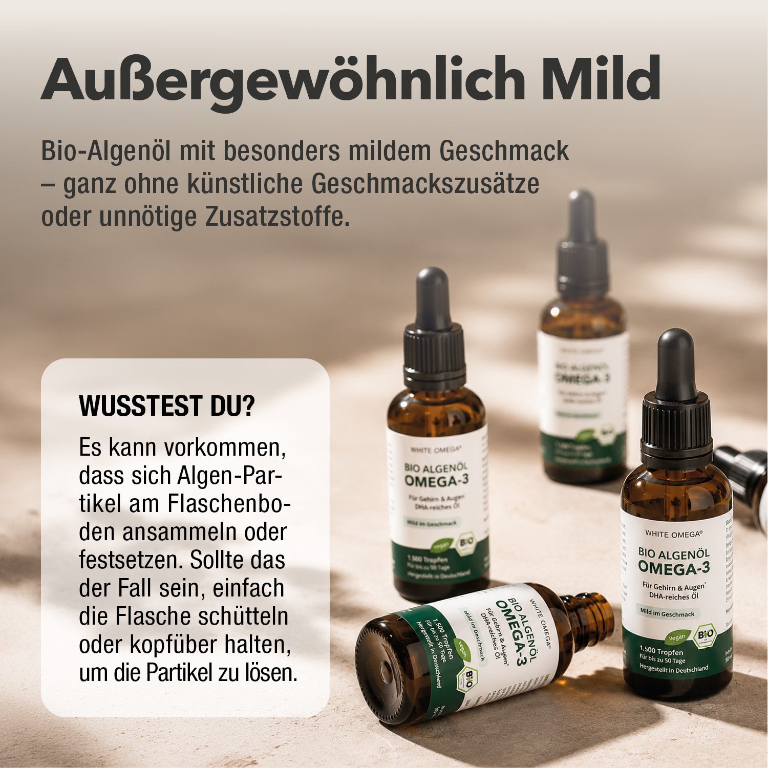 Bio Omega-3 Algenöl  Tropfen