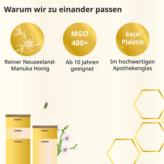 Manuka honey for children 400 MGO - kindgesund