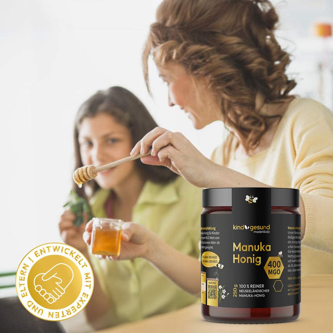 Manuka honey for children 400 MGO - kindgesund