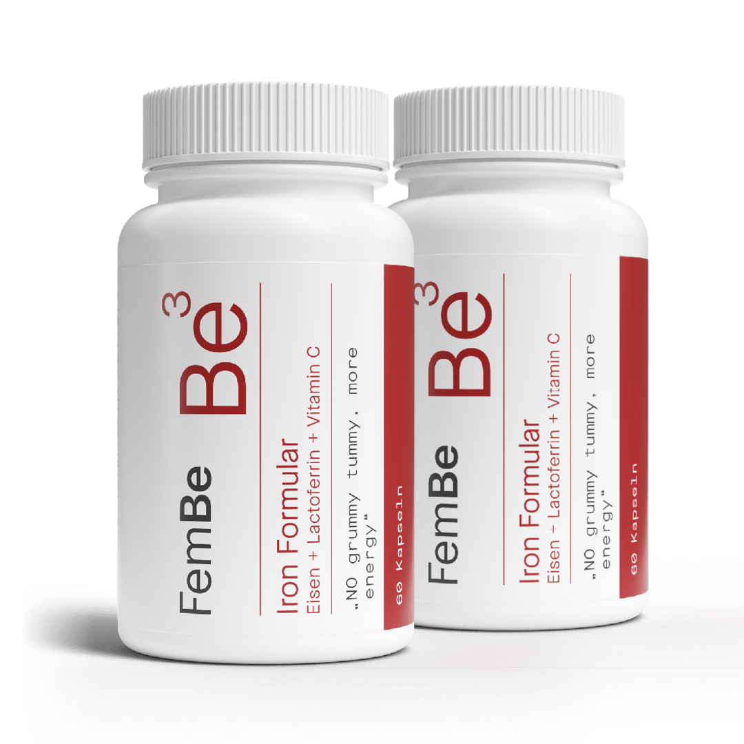 2er Eisen & Lactoferrin + Vitamin C Kapseln (Rabatt Inkludiert) - Cellavent Healthcare