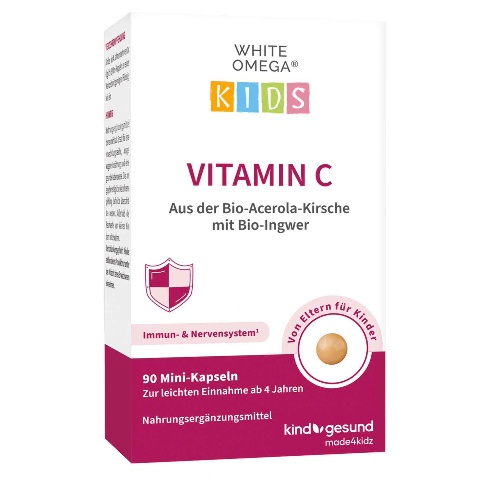 Vitamin C für Kinder von Vorne