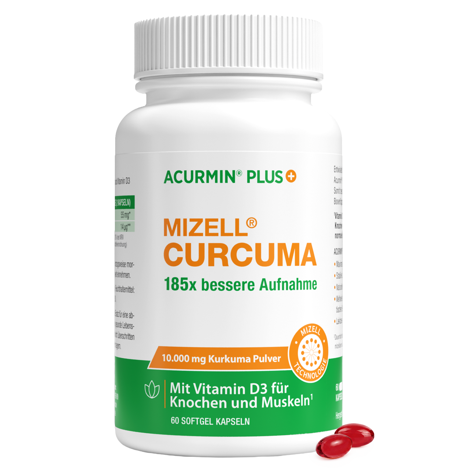 Acurmin PLUS in der Dose - Cellavent Healthcare