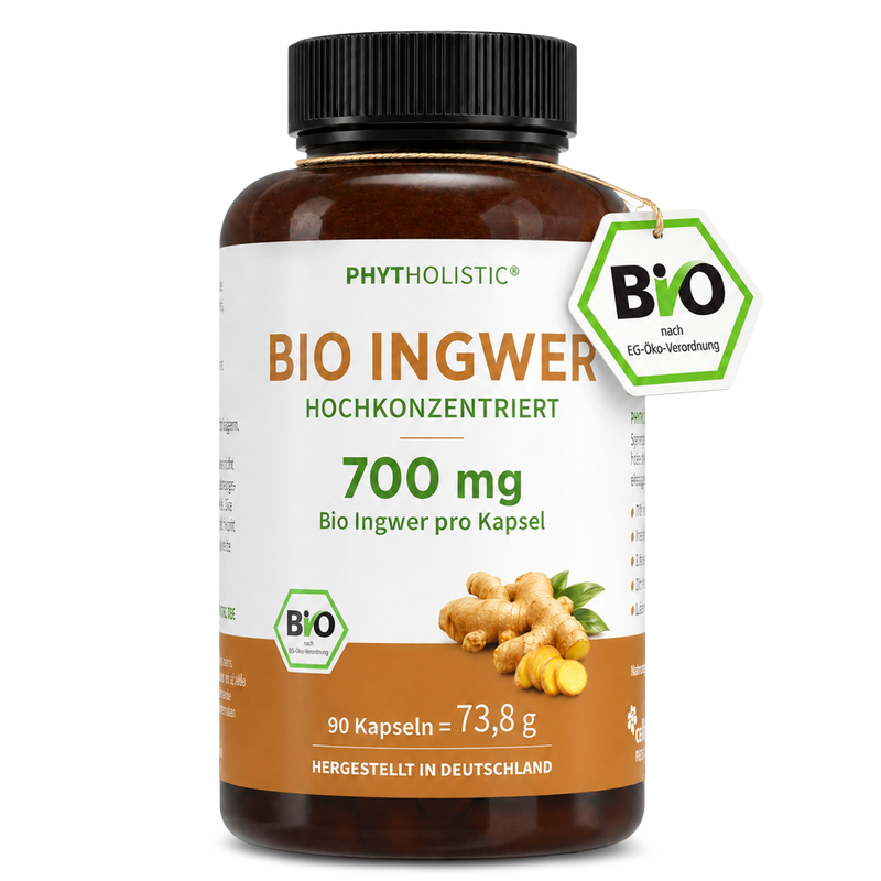 Bio Ingwer Phytholistic - Cellavent Healthcare