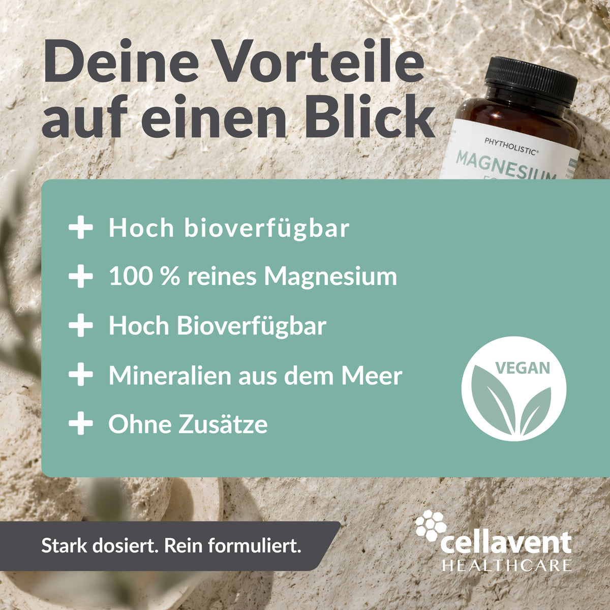 Phytholistic Magnesium - Cellavent Healthcare