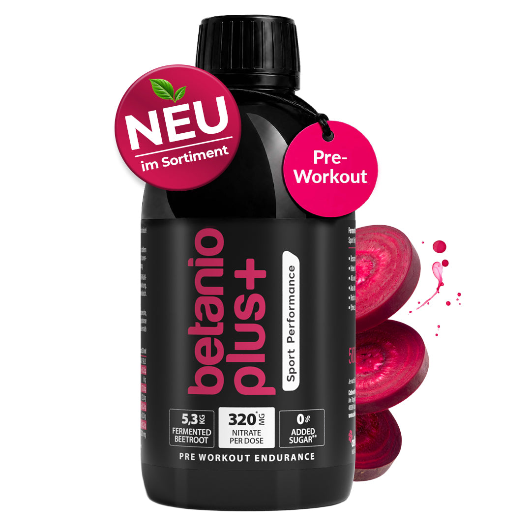 Das Rote-Bete-Konzentrat für den Sport - Betanio PLUS Sport