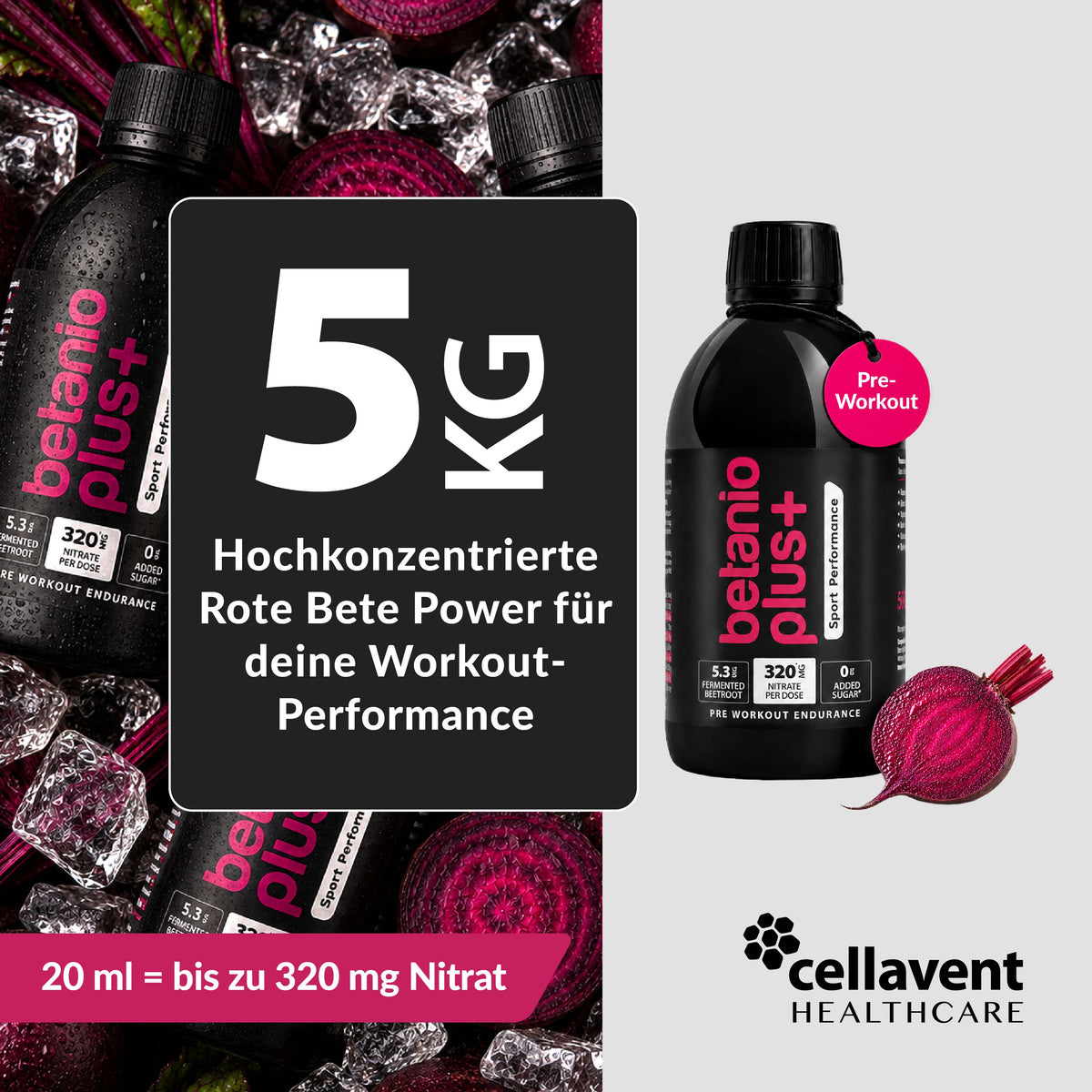 Betanio PLUS Sport Performance - Cellavent Healthcare