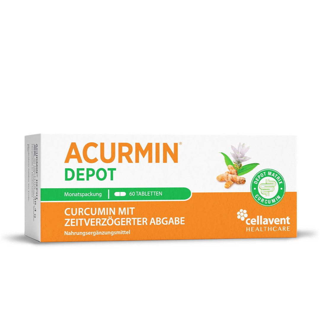 Acurmin DEPOT Kurkuma Tabletten Verpackung Front