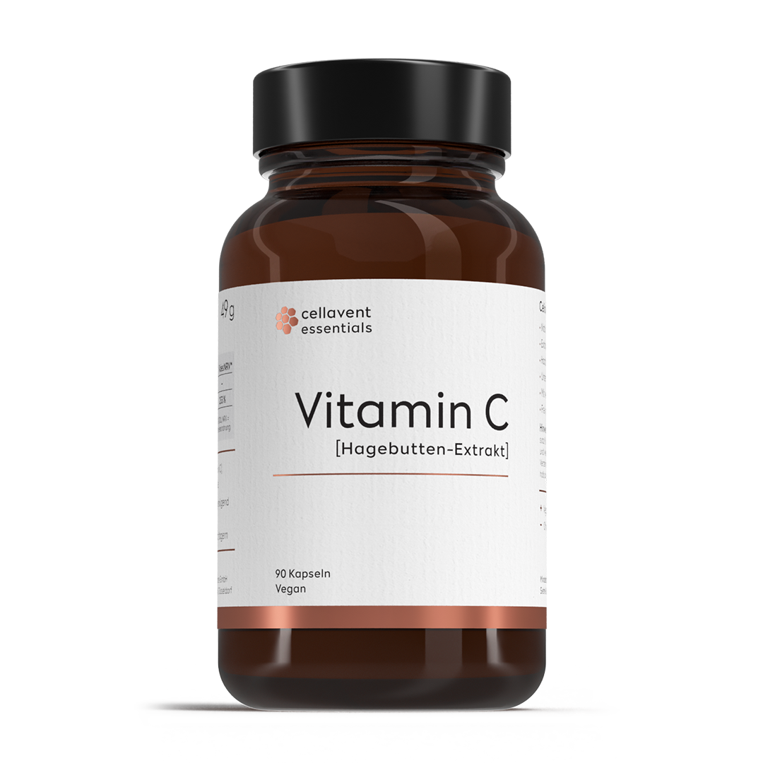 Vitamin C Kapseln [Hagebutten-Extrakt]