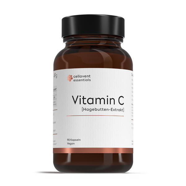 Vitamin C Kapseln [Hagebutten-Extrakt]