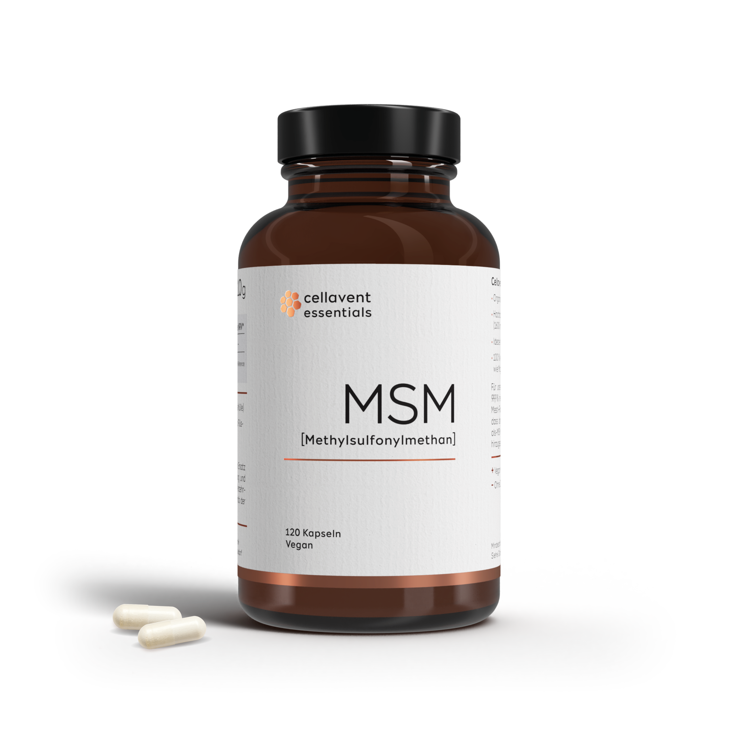 Verpackung Essentials MSM mit Kapsel
