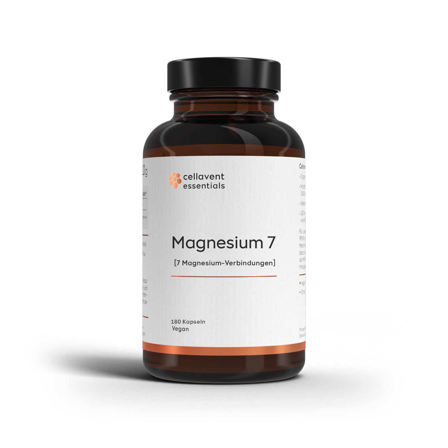Magnesium 7 Kapseln [7 Magnesium-Verbindungen] - Cellavent essentials - Cellavent Healthcare
