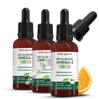 Omega-3 Bio-Algenöl Kinder Tropfen - Orange