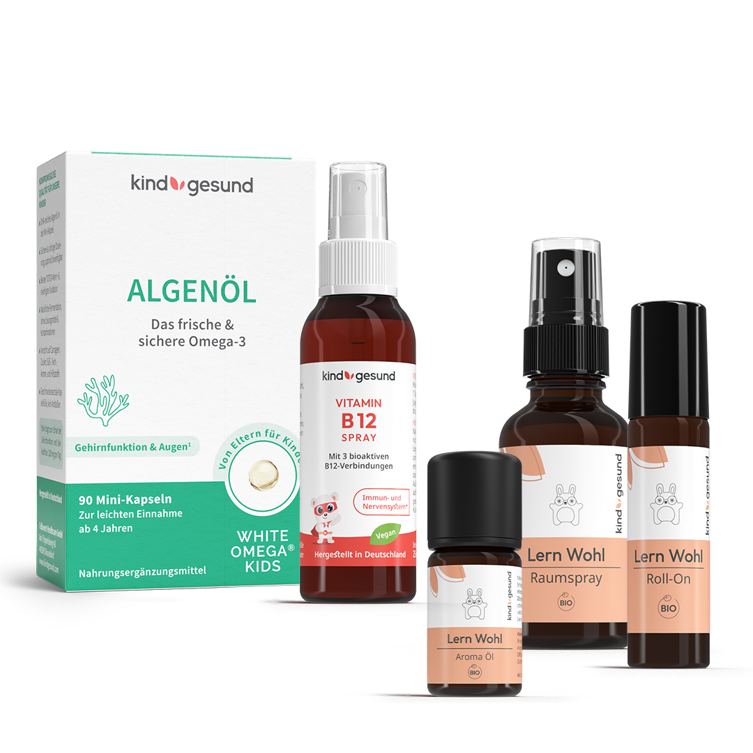 Vegan Besser Lernen (Omega-3, B12 & Aroma)