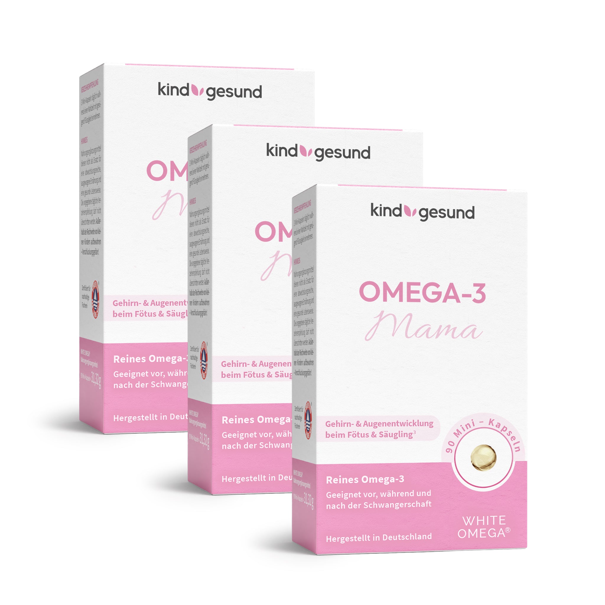 Omega 3 capsules - WHITE OMEGA Mama