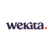 The Wekita logo with a stylized font and a heart icon.