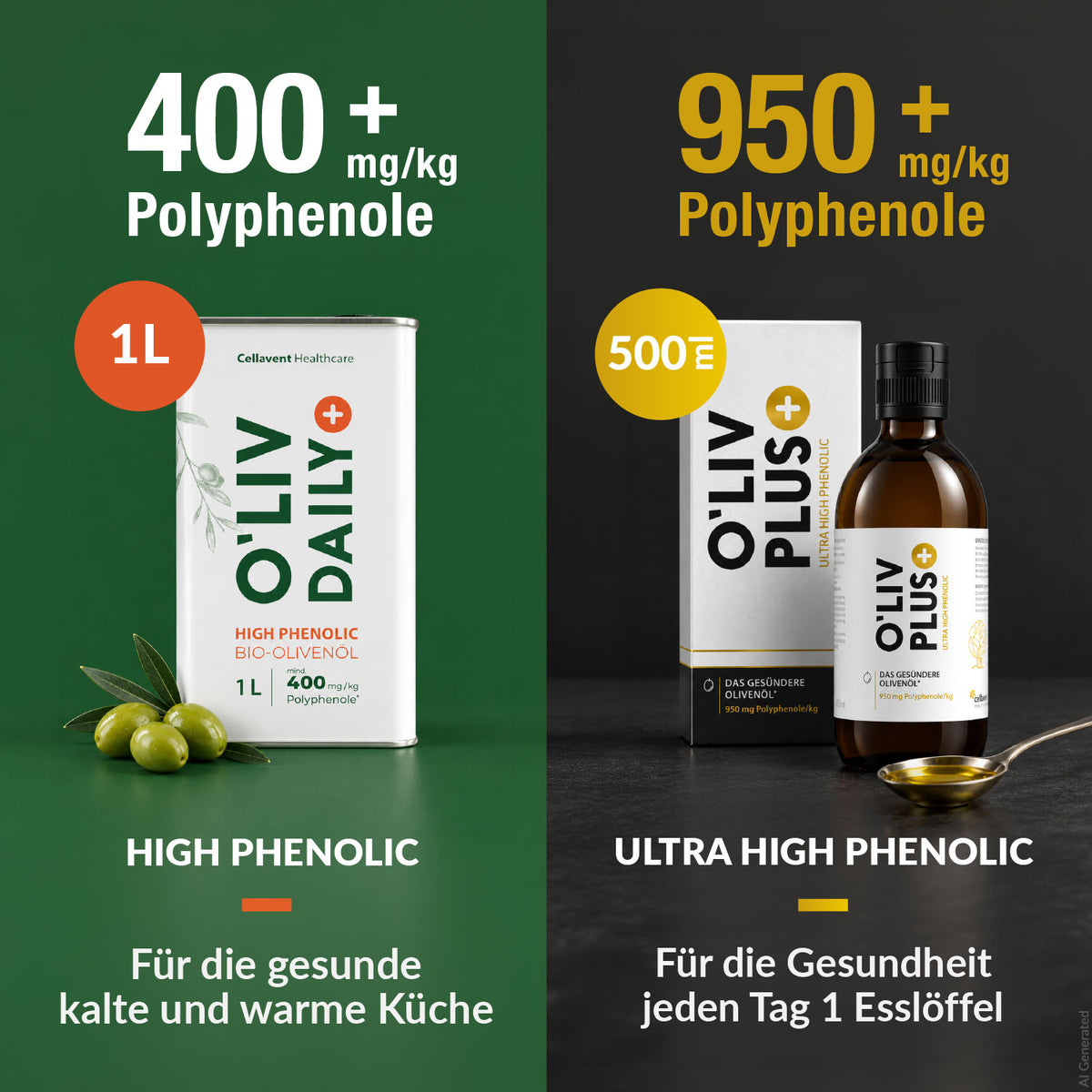 Ultra High Phenolic Olive Oil - O'Liv PLUS