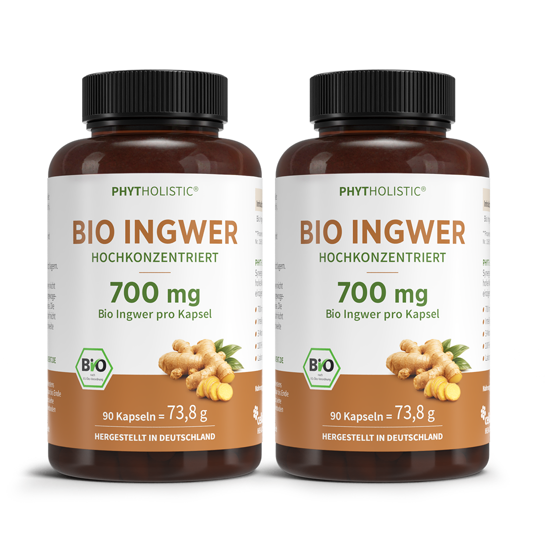 Bio Ingwer Phytholistic - Cellavent Healthcare