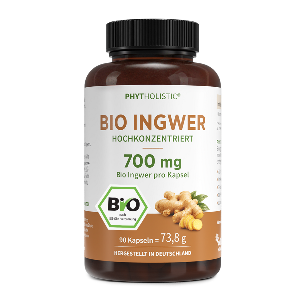 Phytholistic Bio-Ingwer 700 mg