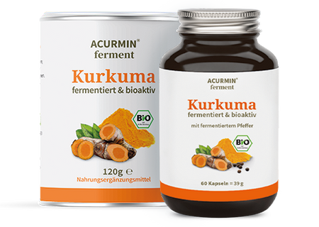 Acurmin® ferment – fermentiertes Kurkuma-Pulver