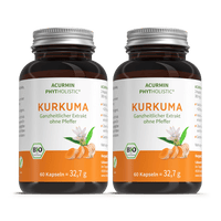 Bio Kurkuma Kapseln ohne Pfeffer – Acurmin Phytholistic - Cellavent Healthcare